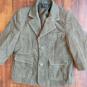 Olive green corduroy blazer